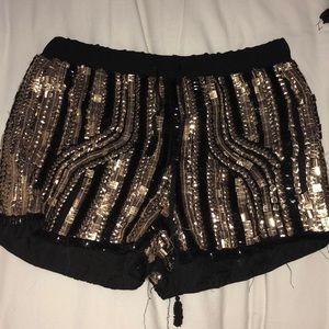 Sequin shorts